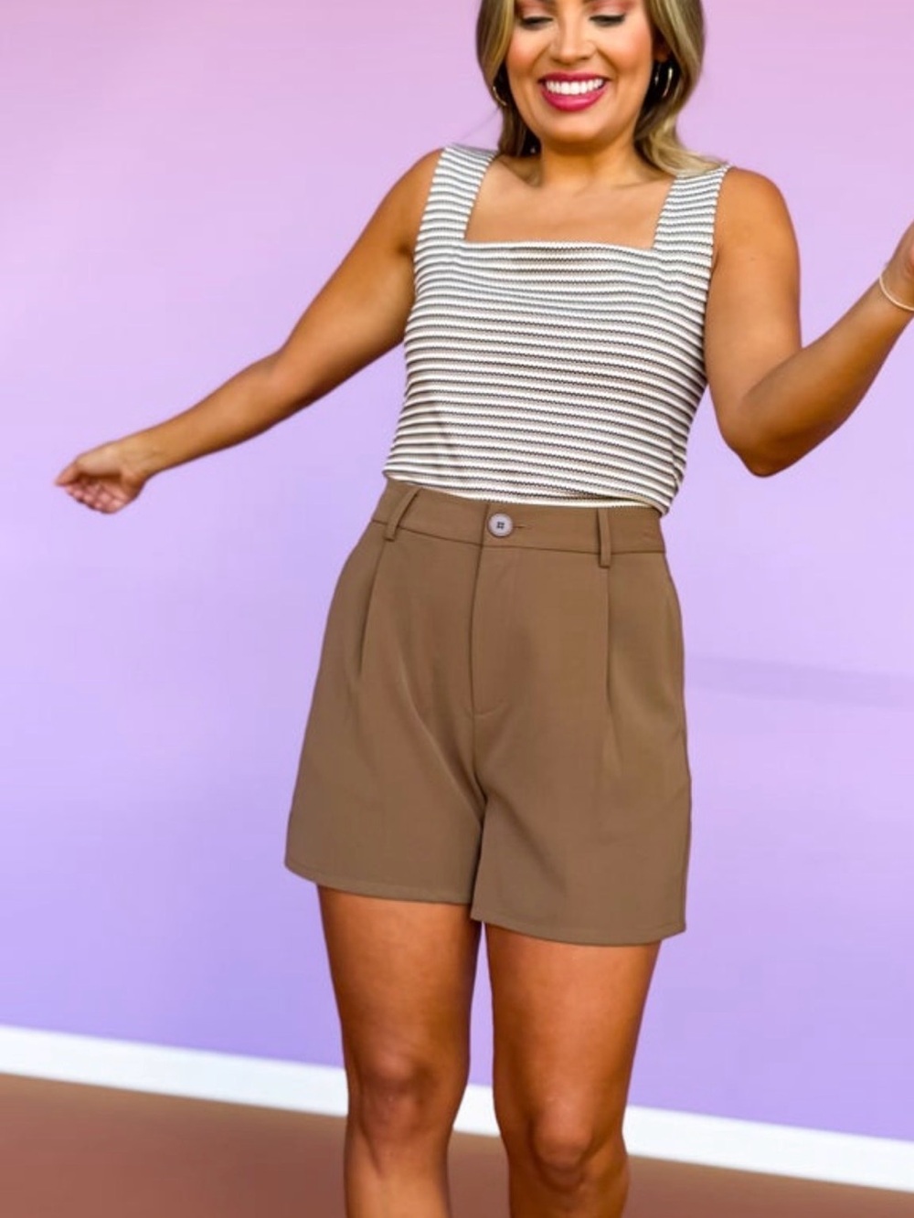 SSYS Jules Trouser High-Waist Chocolate Brown Women’s Shorts